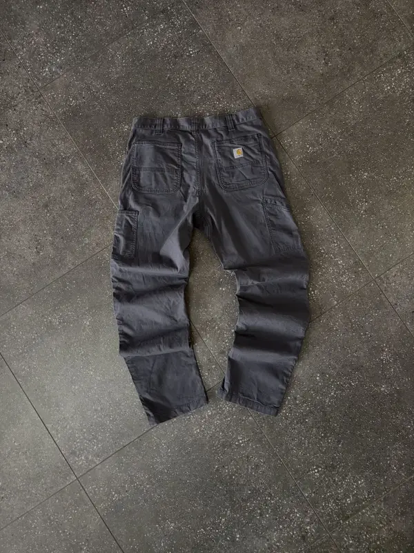 Carhartt Grey Double Knee Pants - Medium ( 3634 )