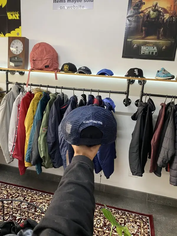 Navy Carhartt Trucker Cap - OSFA