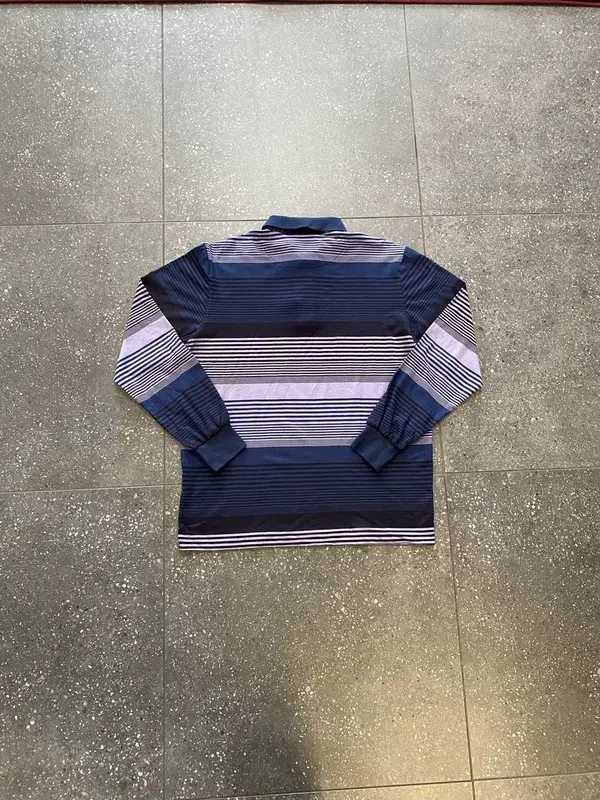 Black, Navy & Purple YSL Long Sleeve Golf Tee - Extra Extra Large