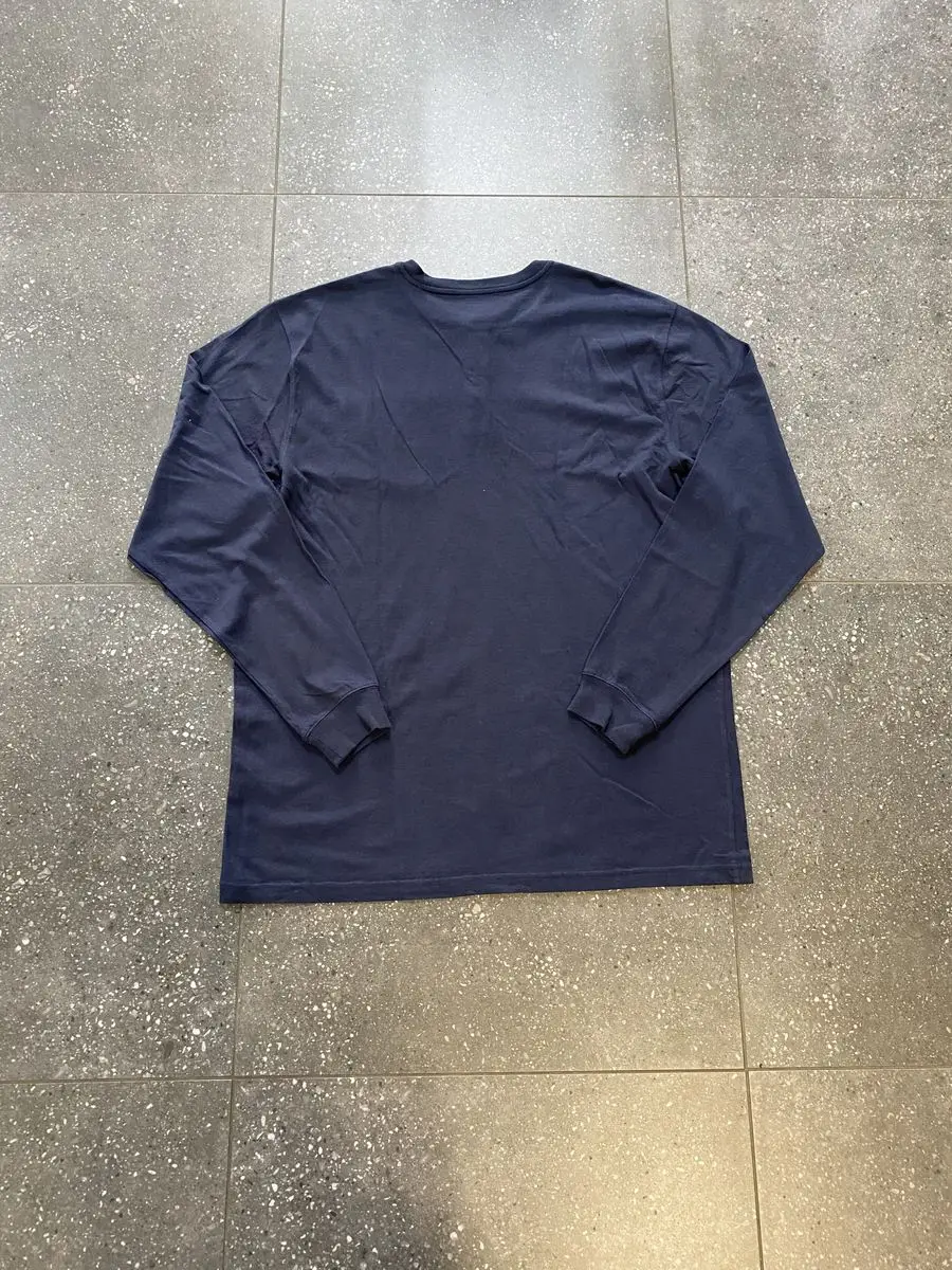 Navy Carhartt Henley Shirt - Extra Large