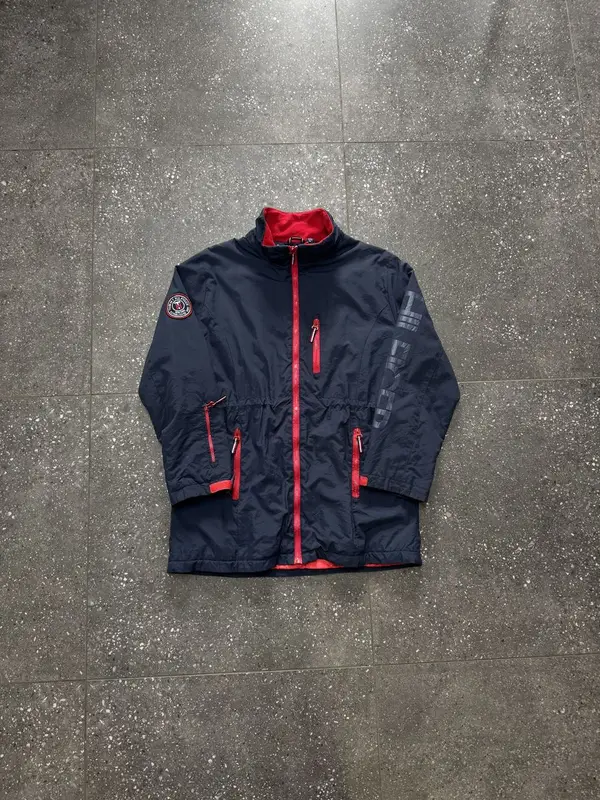 Tommy Hilfiger Navy & Red Tommy Hilfiger Jacket -  Womens Extra Large