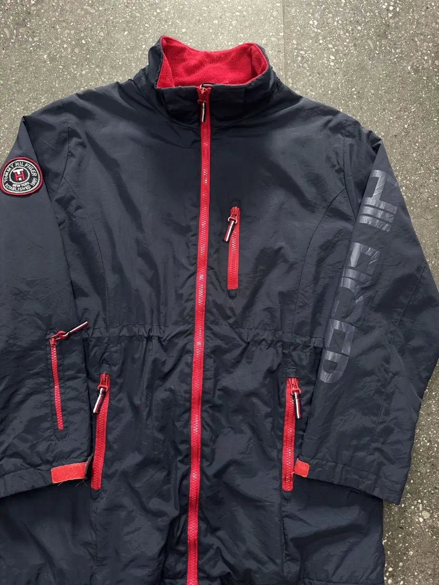 Navy & Red Tommy Hilfiger Jacket - Womens Extra Large