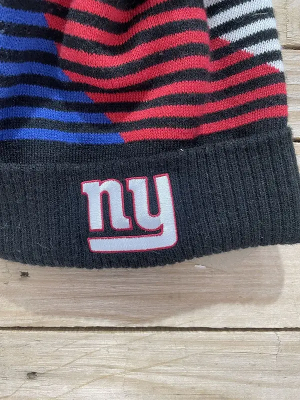 NFL Black, Red, White Beanie + Scarf - One Size Fits All