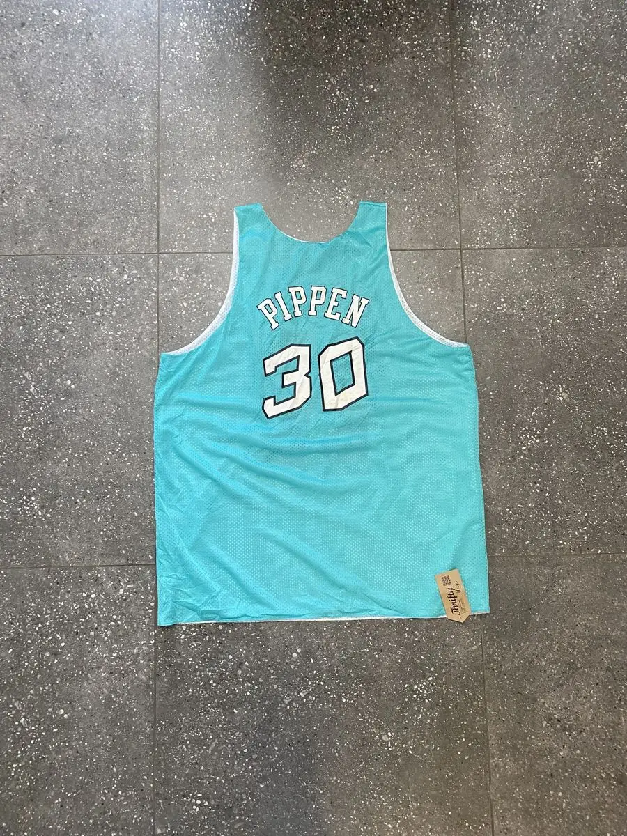 Blue Mitchell & Ness Scottie Pippen Bulls 1996 Reversible Jersey
