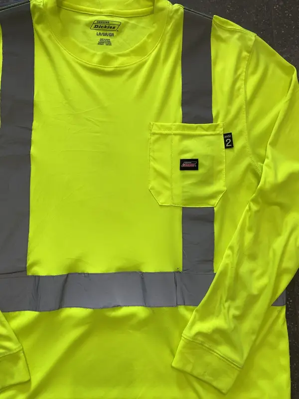 Dickies Hi-Vis Workwear Long Sleeve - Large