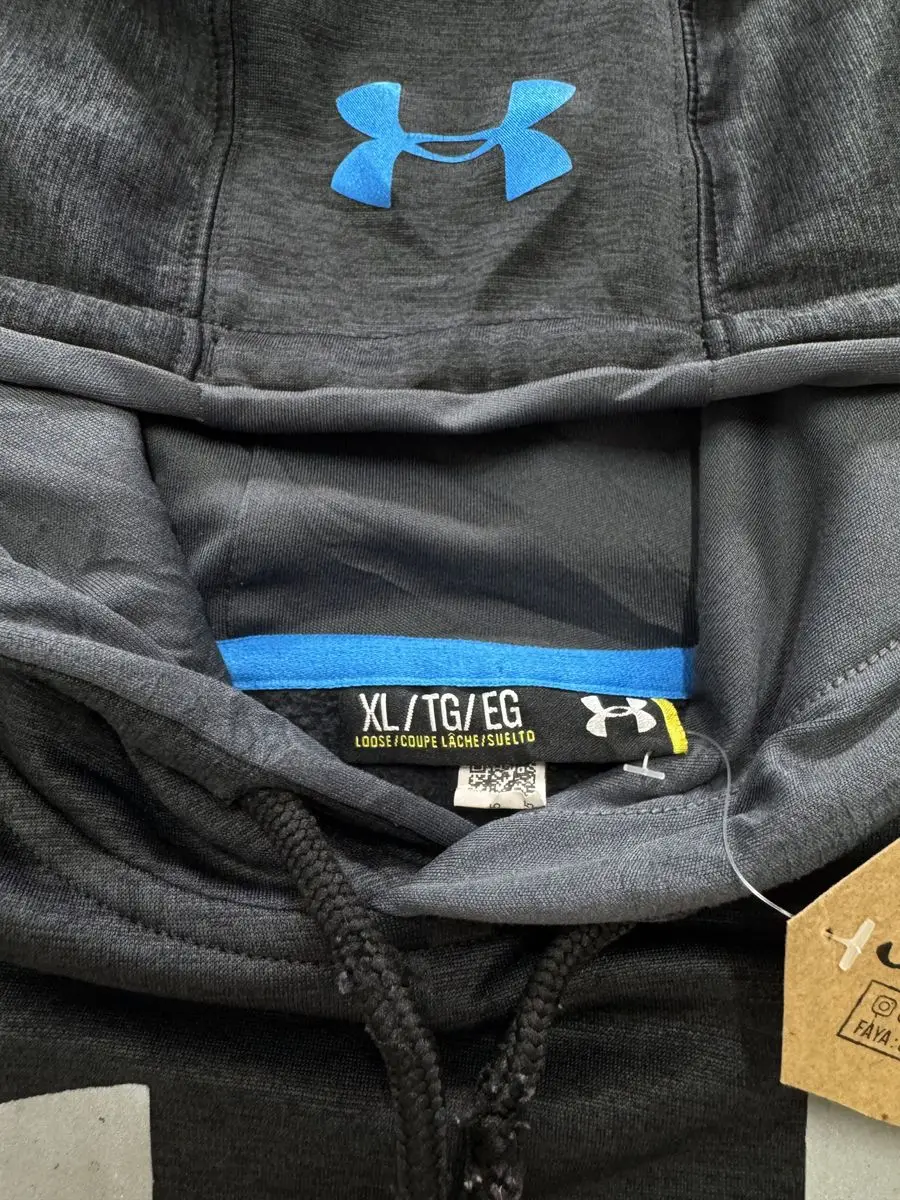 Grey Under Armour Hoodie - Extra Large