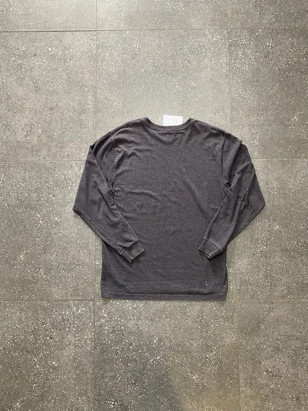 Grey Loose Fit Carhartt Long Sleeve Tshirt - Medium