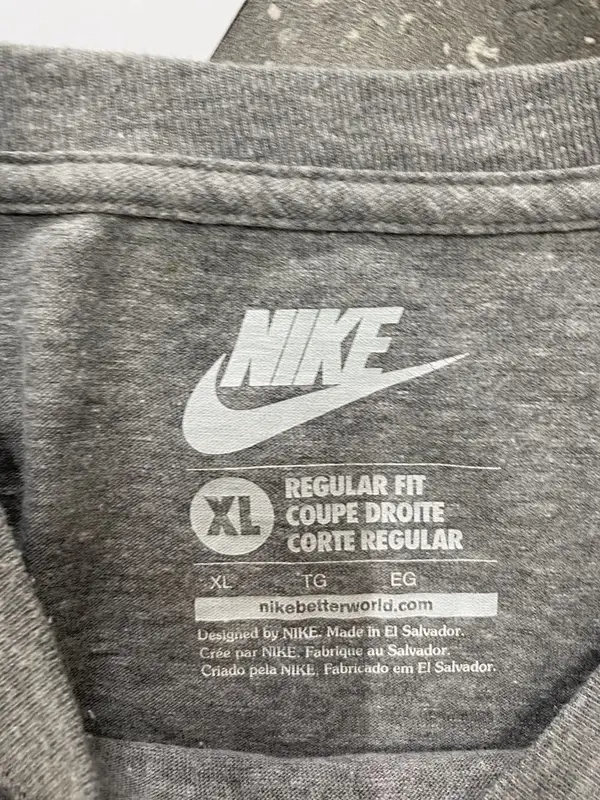 Grey & Pink Nike Just Do It Tee - Extra Large