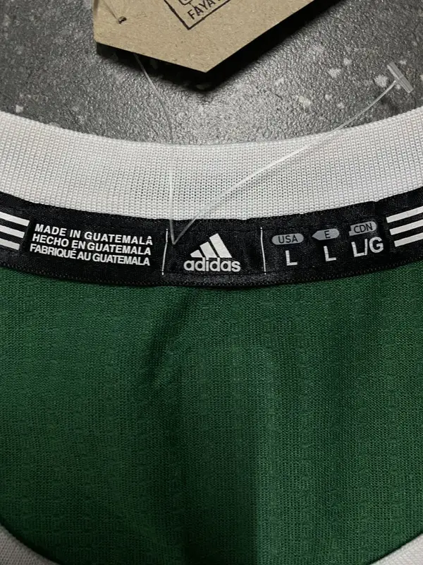 Green Adidas Boston Celtics NBA Jersey - Large