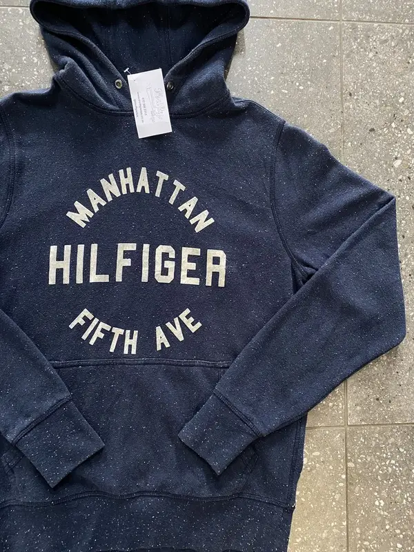 Blue Tommy Hilfiger Hoodie - Small