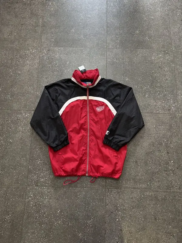 Starter Vintage Red & Black 90s Detroit Wings Starter Jacket - Extra Large