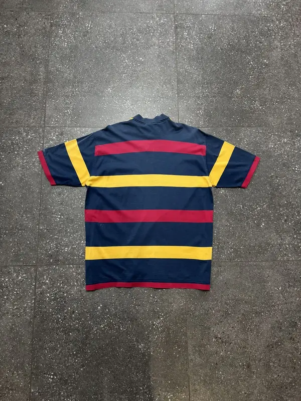 Navy/Red Paul Shark Golf Shirt-Large