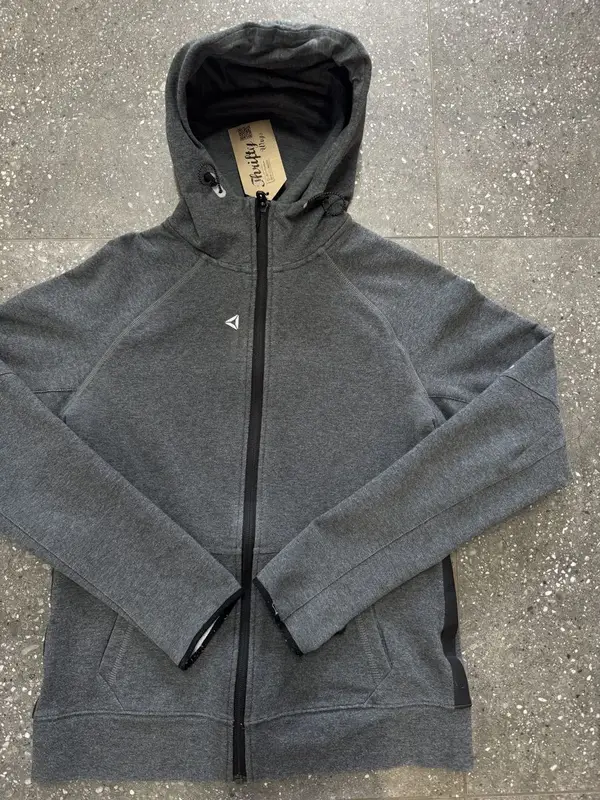 Grey Reebok Jacket- Medium