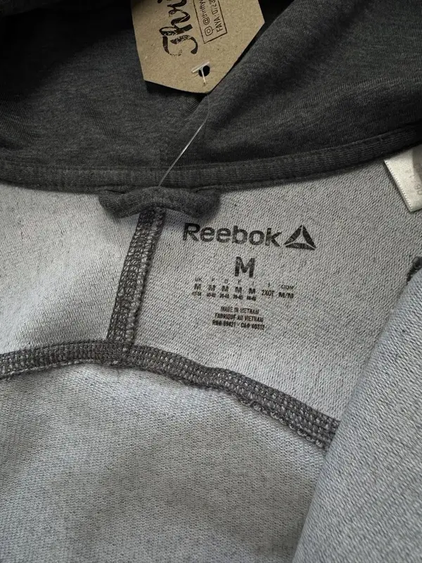 Grey Reebok Jacket- Medium