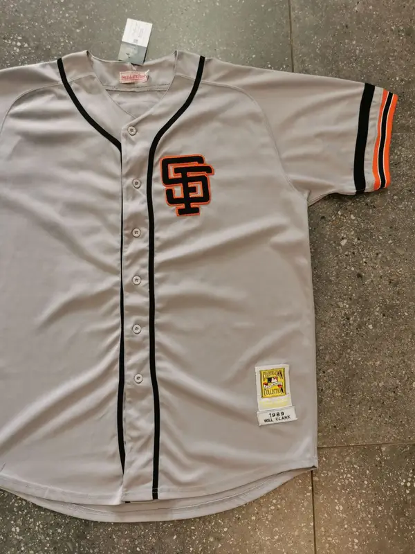 Vintage Grey San Francisco Giants MLB Baseball Jersey - Extra Extra Large