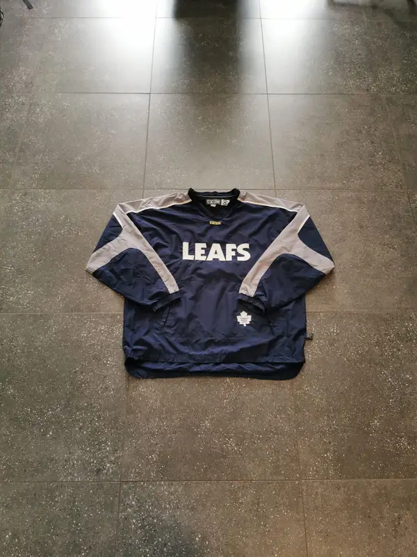  Vintage Navy & Grey Toronto Maple Leafs Pullover - Extra Extra Large