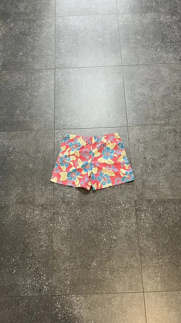 Vintage Peach, Blue & Yellow Patagonia Shorts - Small