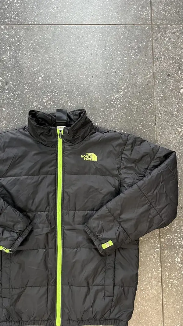 Vintage Black The North Face Kiddies Puffer Jacket - Medium