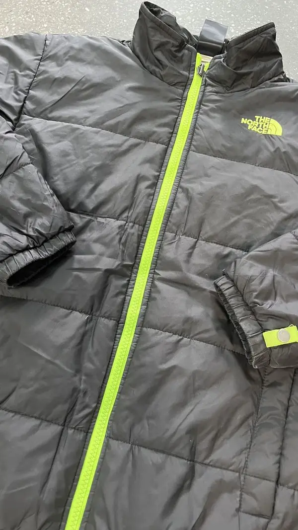 Vintage Black The North Face Kiddies Puffer Jacket - Medium