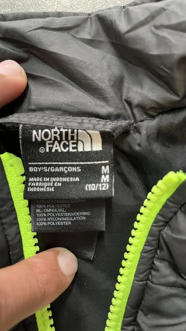 Vintage Black The North Face Kiddies Puffer Jacket - Medium