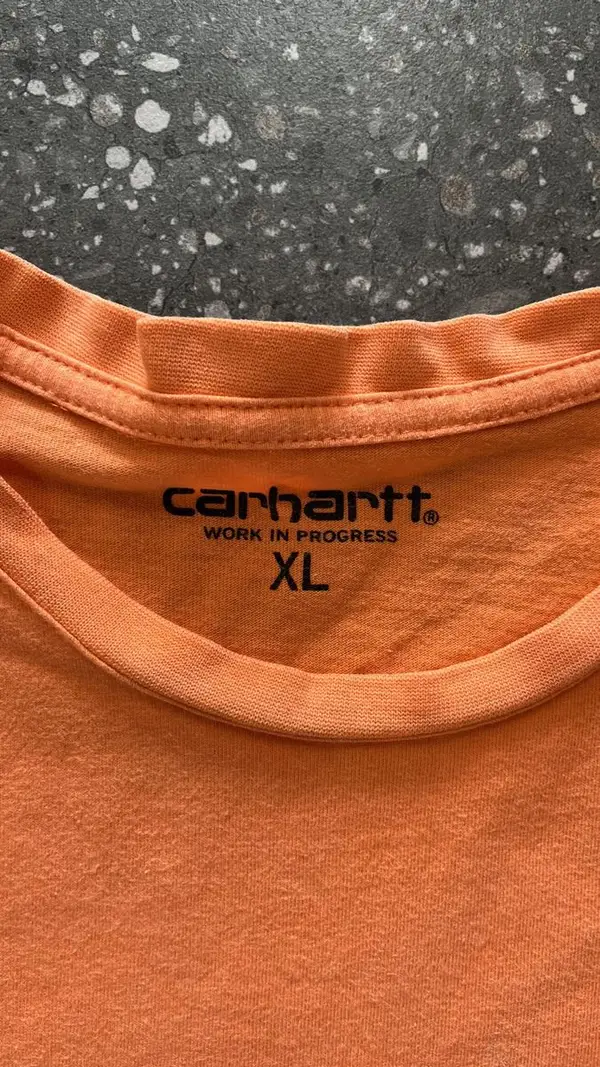 Orange Carhartt WIP T-Shirt - Extra Large