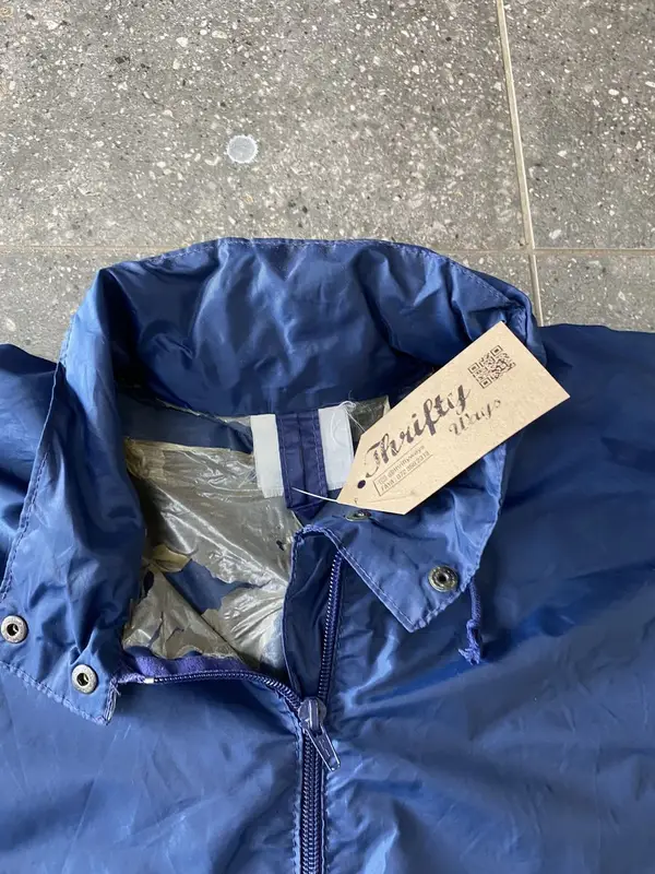 Vintage Navy Helly Hansen Windbreaker - Large