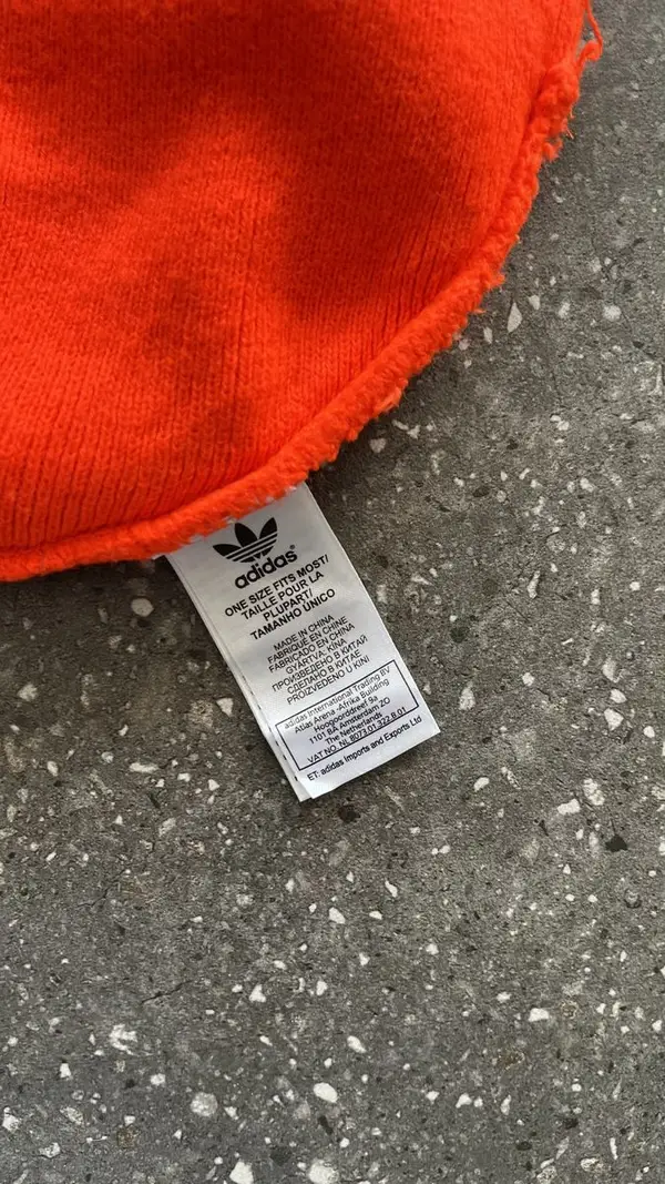 Orange Adidas Beanie - One Size Fits All