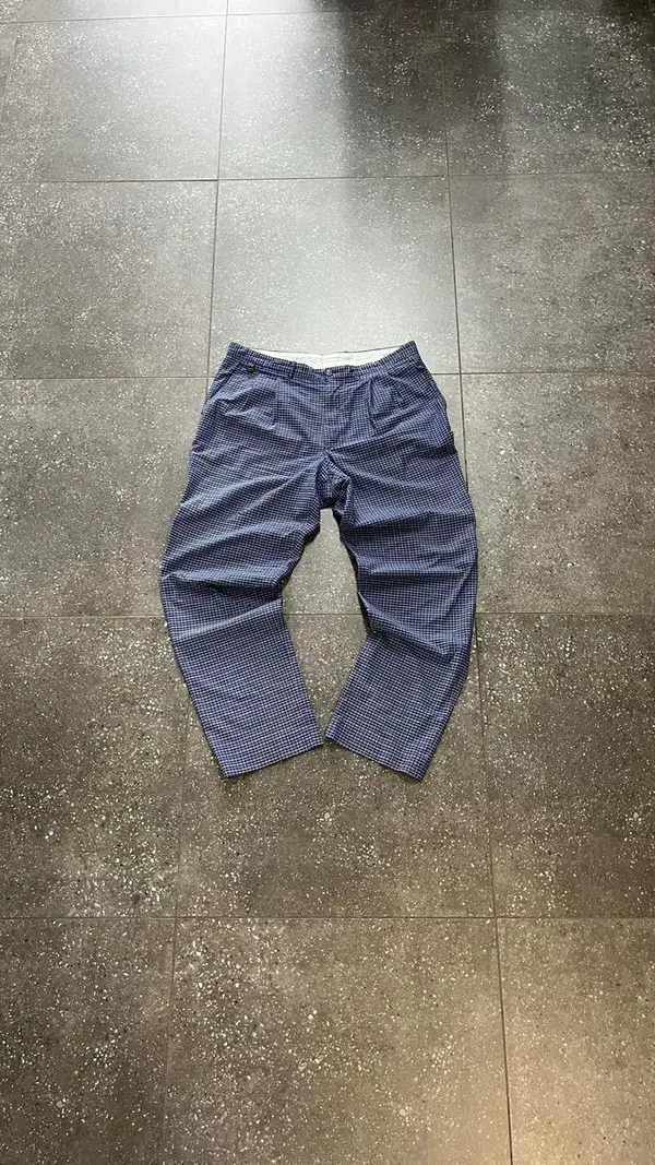 Lacoste Vintage Navy Striped Lacoste Pants - 38 (Large)