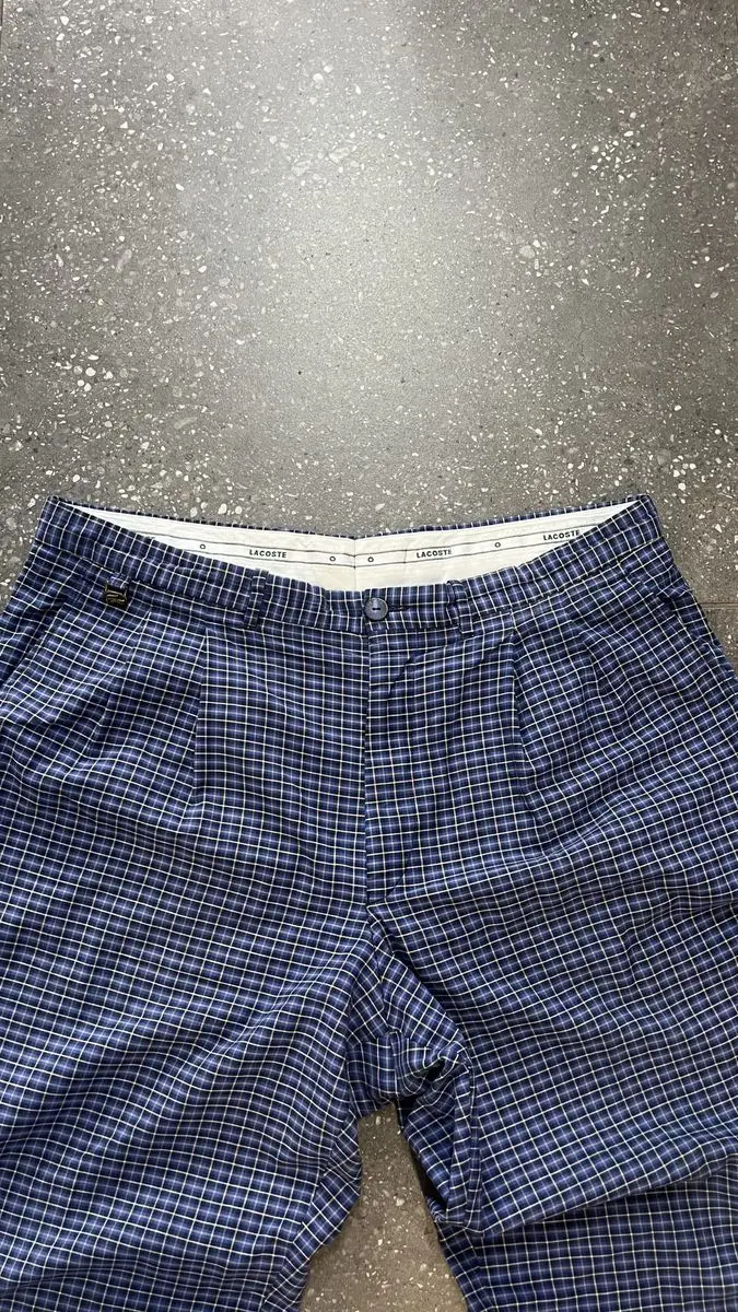 Vintage Navy Striped Lacoste Pants - 38 (Large)