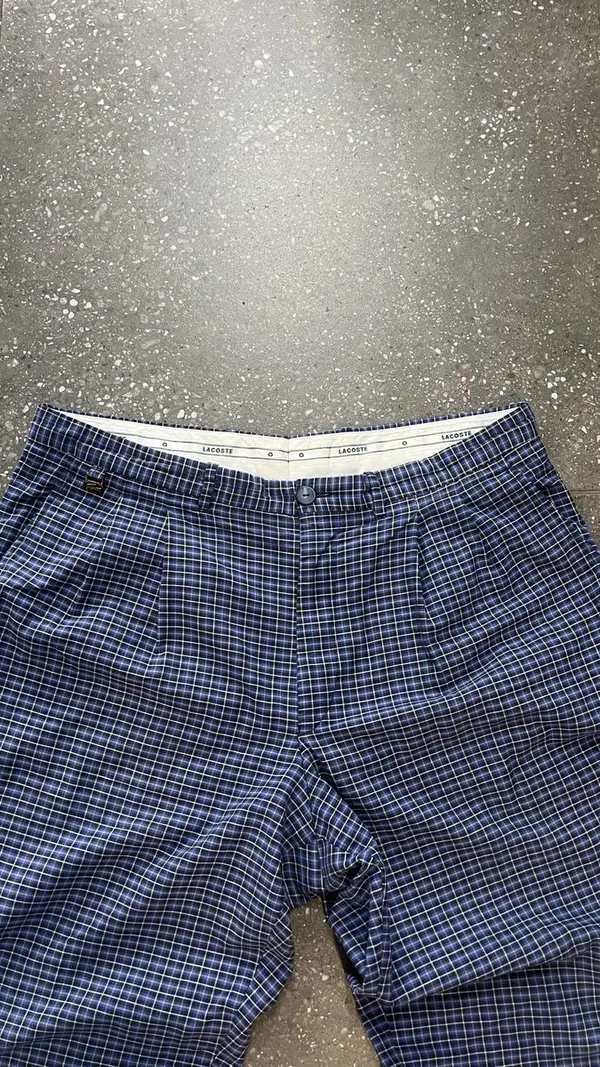 Vintage Navy Striped Lacoste Pants - 38 (Large)