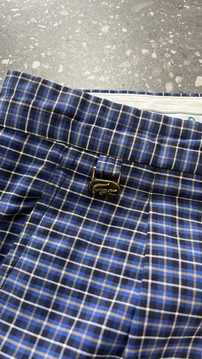 Vintage Navy Striped Lacoste Pants - 38 (Large)