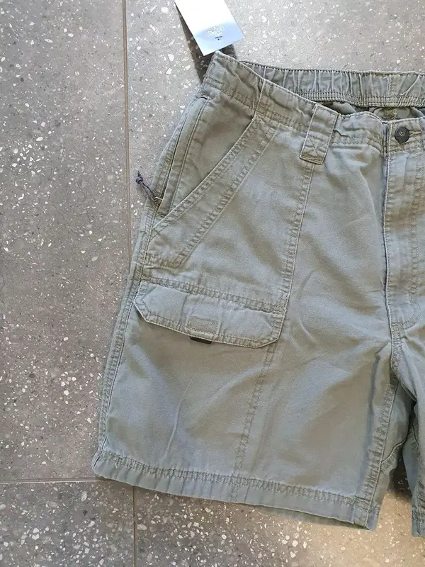 Vintage Grey Wrangler Cargo Shorts - (38) Extra Large