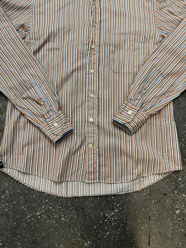 Classic Orange & Navy Gant Shirt - Medium