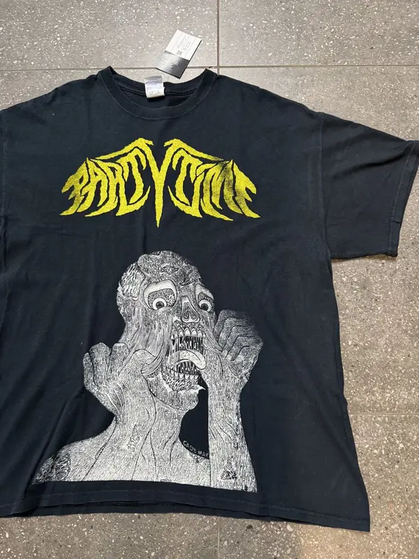 Black Party Time Tee - Extra Large