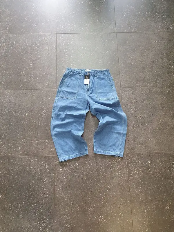  Vintage Blue Pull & Bear 1/4 Carpenter Jeans (28) Medium
