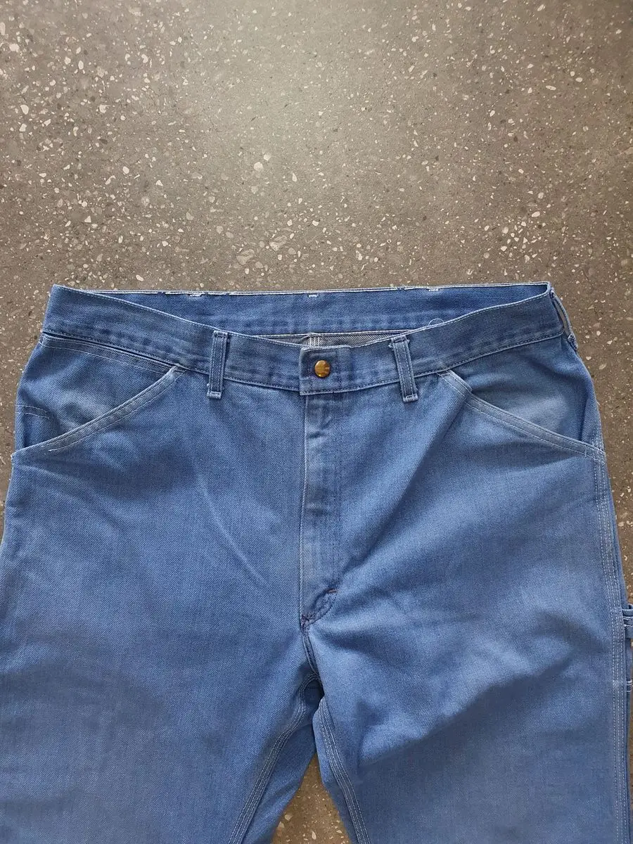Vintage Blue Pull & Bear 1/4 Carpenter Jeans (28) Medium