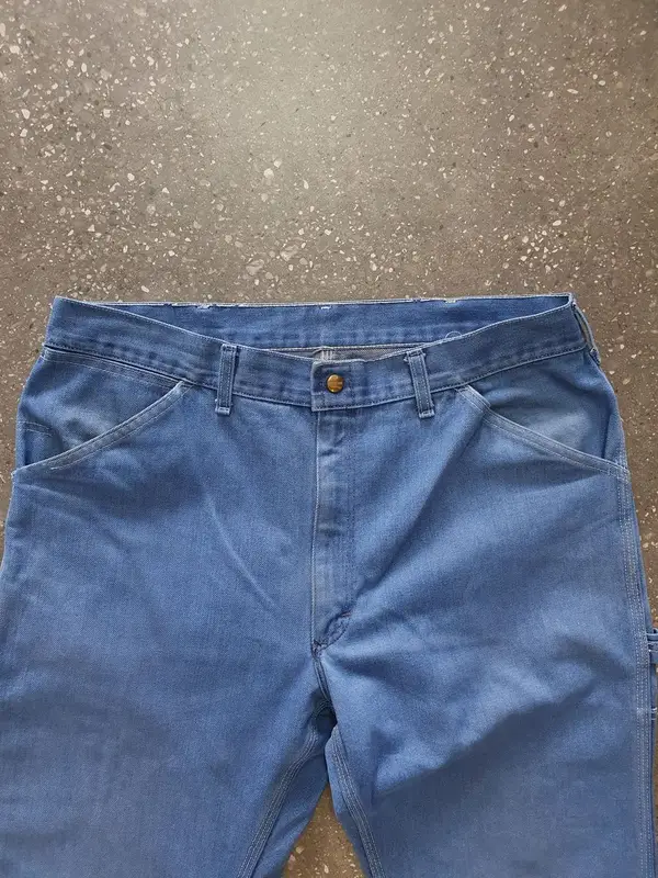 Vintage Blue Pull & Bear 1/4 Carpenter Jeans (28) Medium