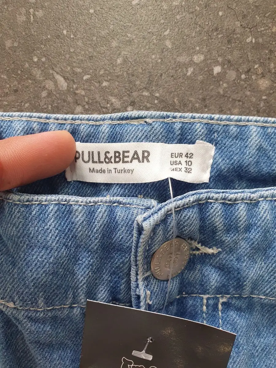 Vintage Blue Pull & Bear 1/4 Carpenter Jeans (28) Medium
