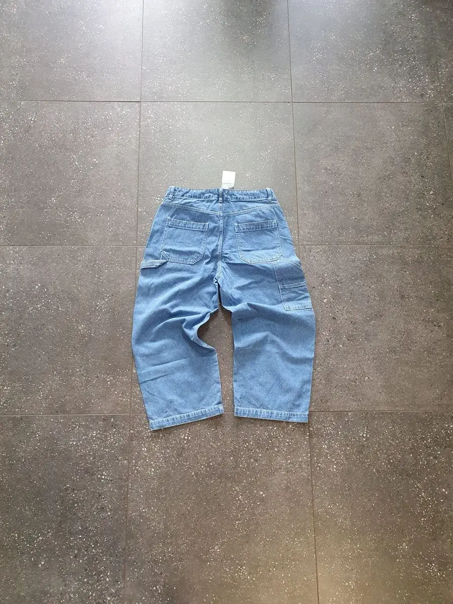 Vintage Blue Pull & Bear 1/4 Carpenter Jeans (28) Medium