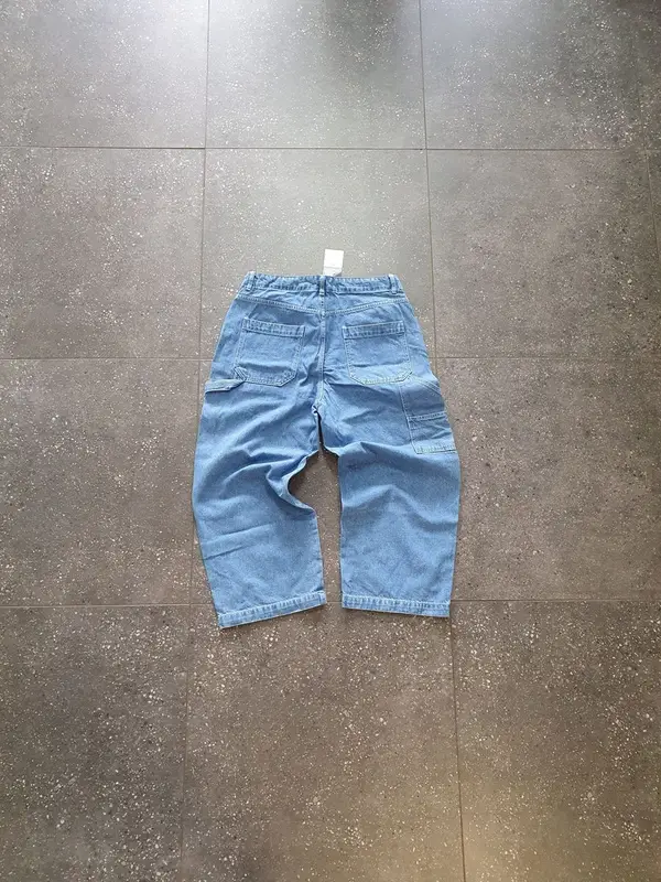 Vintage Blue Pull & Bear 1/4 Carpenter Jeans (28) Medium