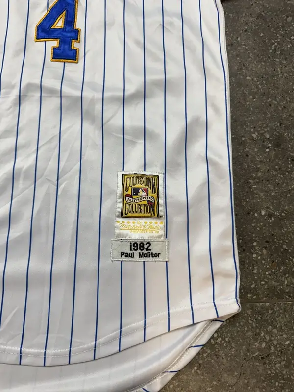 Vintage Mitchell & Ness Brewers Paul Molitor Jersey -Extra Large