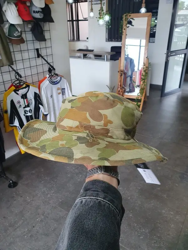 Vintage Auscam Camouflage Boonie Hat - One Size Fits All