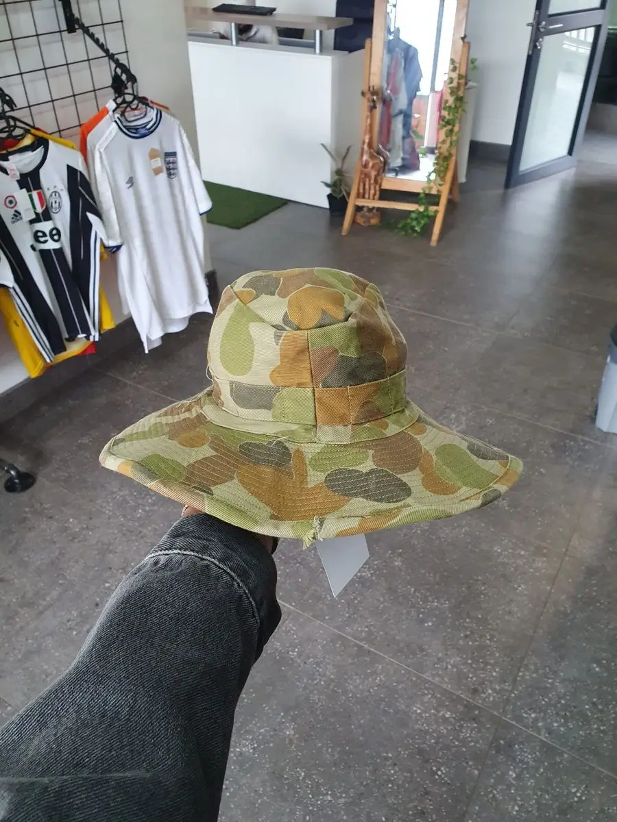 Vintage Auscam Camouflage Boonie Hat - One Size Fits All