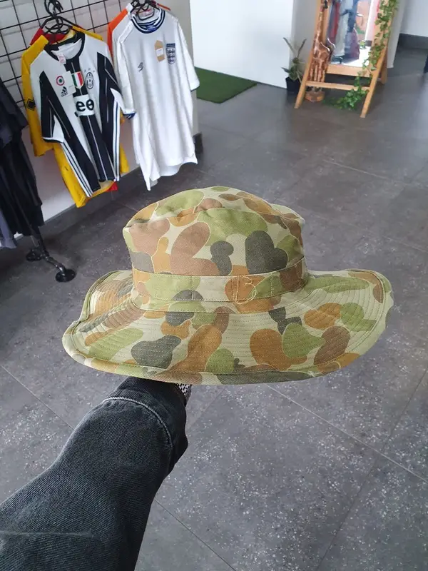 Vintage Auscam Camouflage Boonie Hat - One Size Fits All