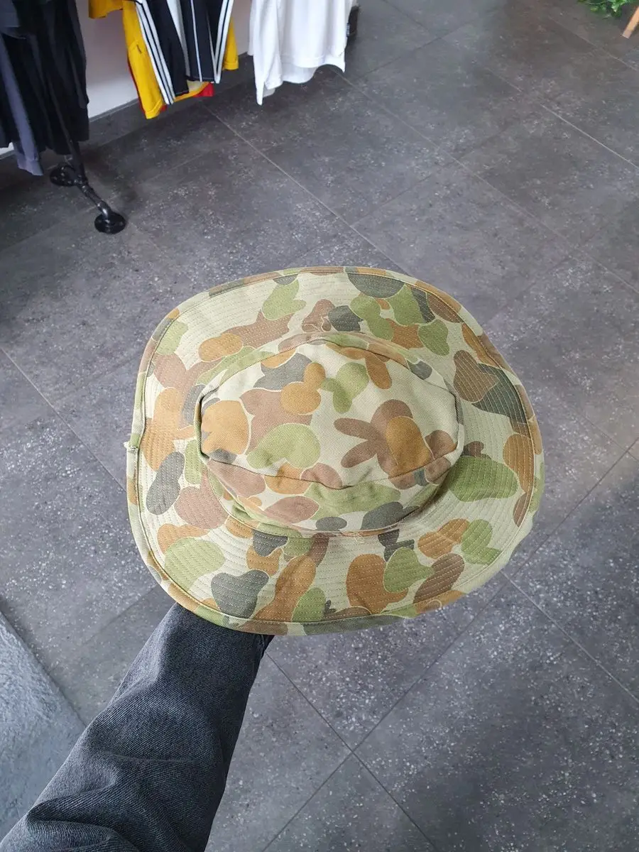 Vintage Auscam Camouflage Boonie Hat - One Size Fits All