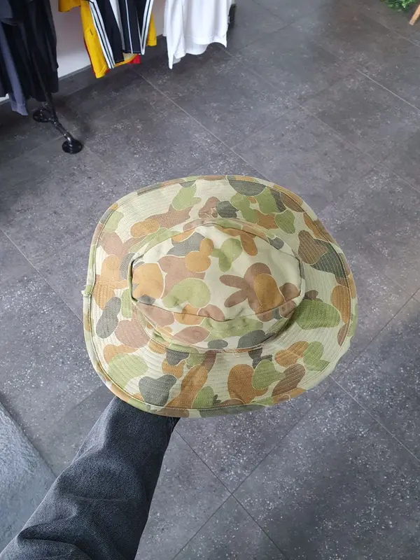 Vintage Auscam Camouflage Boonie Hat - One Size Fits All
