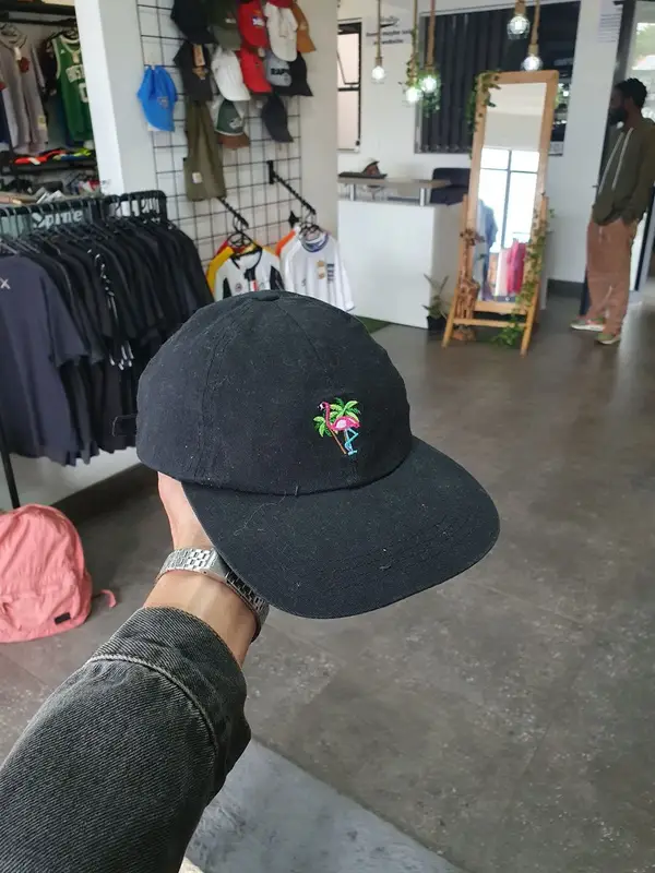  Black Lucid Flamingo Dad Cap - One Size Fits All