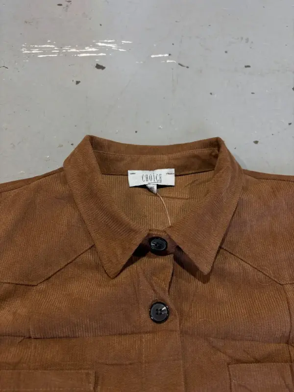 Womens Brown Choice Shacket - 46