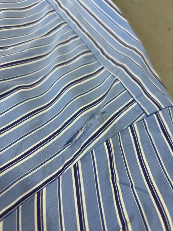 Blue Striped Polo Ralph Lauren Long-Sleeve Shirt - Large