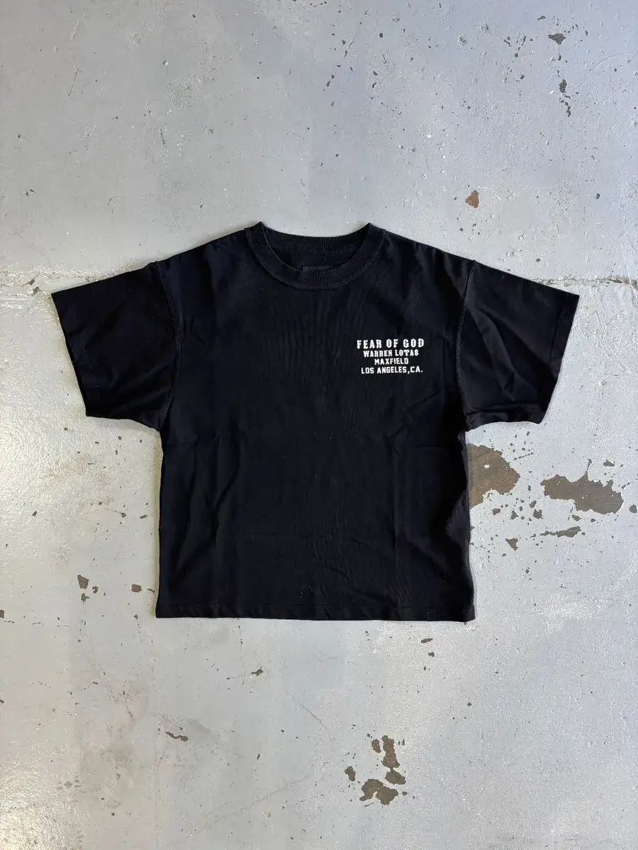 Fear of God Black Fear of God x Warren Lotas Fight for your Faith T-Shirt - Small